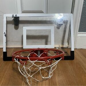 Indoor Basketball Hoop with Red Rim